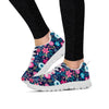 Cute Flower Floral Print Women's Sneakers-grizzshop