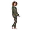 Cute Fox Print Pattern Women's Pajamas-grizzshop