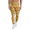 Cute Funny Crypto Dogecoin Print Pattern Men's Leggings-grizzshop