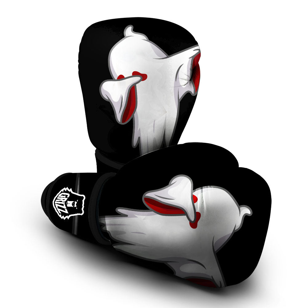 Cute Ghost Dap Print Boxing Gloves-grizzshop