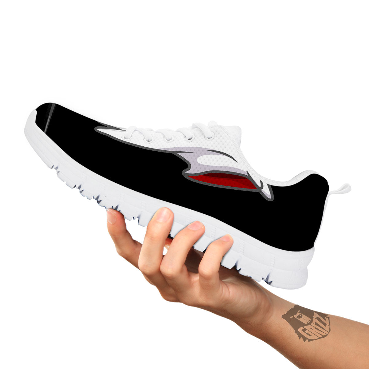 Cute Ghost Dap Print White Sneaker-grizzshop