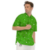 Cute Golf Print Pattern Men's Short Sleeve Shirts-grizzshop