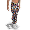 Cute Halloween Print Pattern Men's Leggings-grizzshop