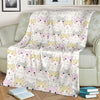 Cute Hamster Pattern Print Blanket-grizzshop