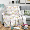 Cute Hamster Pattern Print Blanket-grizzshop