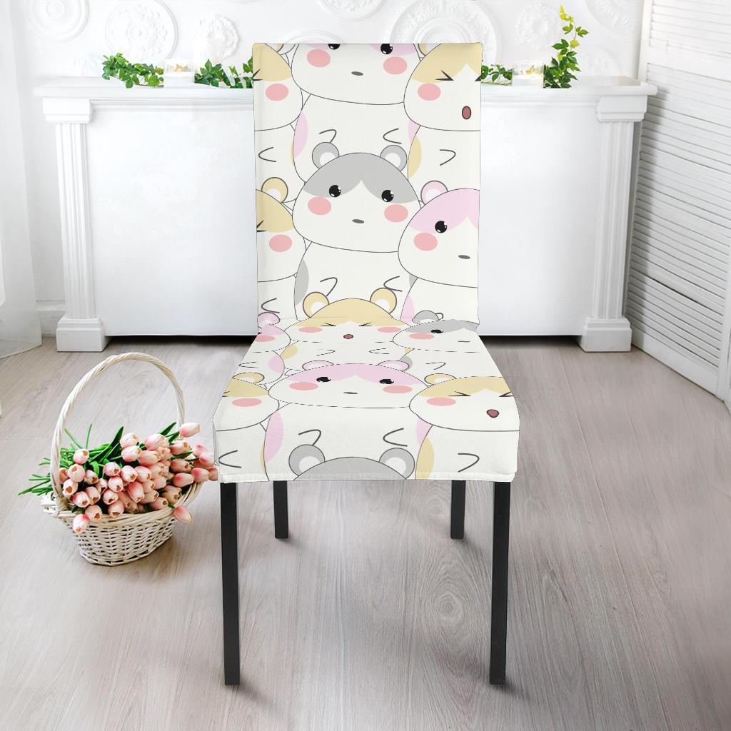 Cute Hamster Pattern Print Chair Cover-grizzshop