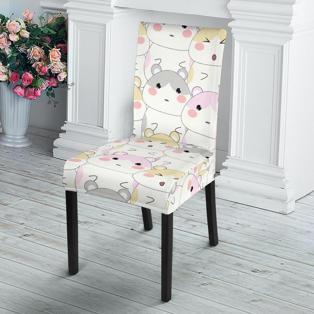 Cute Hamster Pattern Print Chair Cover-grizzshop