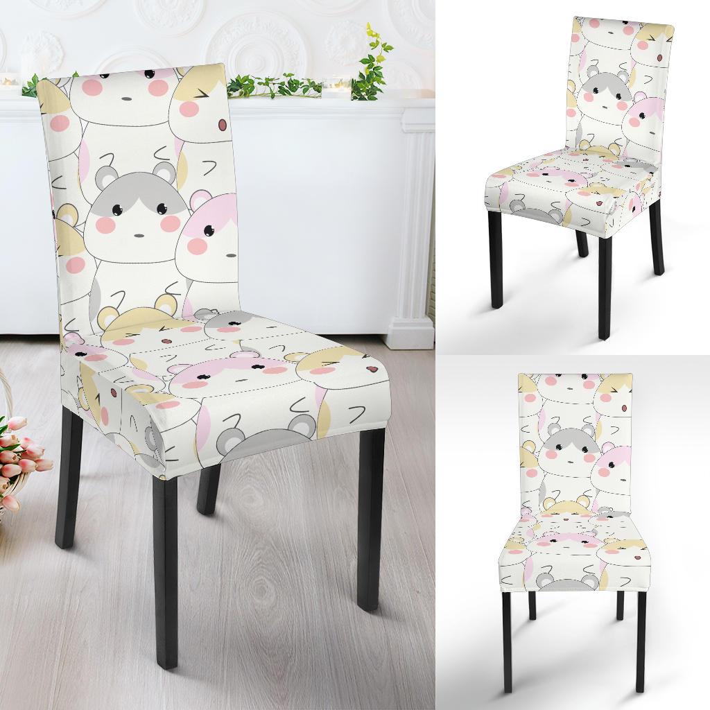 Cute Hamster Pattern Print Chair Cover-grizzshop