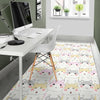 Cute Hamster Pattern Print Floor Mat-grizzshop