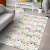 Cute Hamster Pattern Print Floor Mat-grizzshop