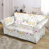 Cute Hamster Pattern Print Loveseat Cover-grizzshop