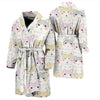 Cute Hamster Pattern Print Men Long Robe-grizzshop