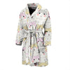 Cute Hamster Pattern Print Men Long Robe-grizzshop