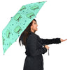 Cute Hippo Pattern Print Automatic Foldable Umbrella-grizzshop