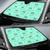 Cute Hippo Pattern Print Car Sun Shade-grizzshop