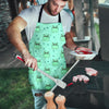 Cute Hippo Pattern Print Men's Apron-grizzshop