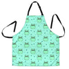 Cute Hippo Pattern Print Men's Apron-grizzshop