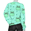 Cute Hippo Pattern Print Women's Sweatshirt-grizzshop