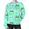 Cute Hippo Pattern Print Women's Sweatshirt-grizzshop