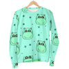 Cute Hippo Pattern Print Women's Sweatshirt-grizzshop