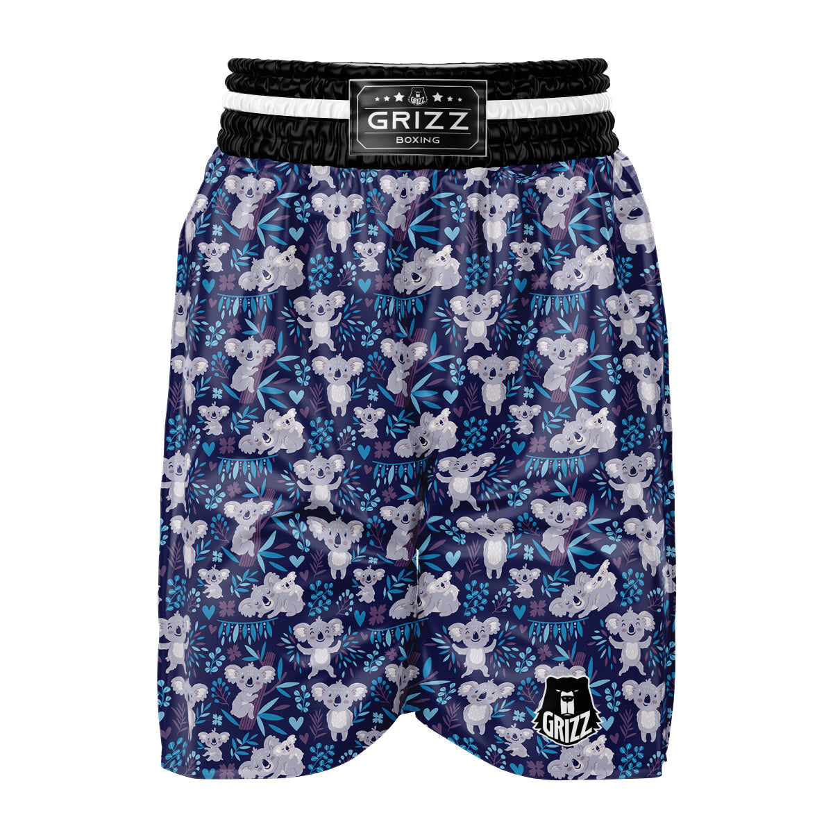 Cute Koala Print Pattern Boxing Shorts-grizzshop