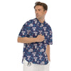 Cute Koala Print Pattern Men's Short Sleeve Shirts-grizzshop