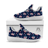 Cute Little Mermaid Print Pattern White Athletic Shoes-grizzshop