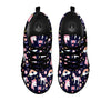 Cute Little Unicorn Print Pattern Black Sneaker-grizzshop