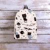 Cute Meow Astronaut Cat Print Backpack-grizzshop