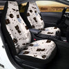 Cute Meow Astronaut Cat Print Car Seat Covers-grizzshop