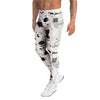 Cute Meow Astronaut Cat Print Men's Leggings-grizzshop