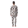 Cute Meow Astronaut Cat Print Men's Pajamas-grizzshop