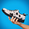 Cute Meow Astronaut Cat Print Men's Sneakers-grizzshop