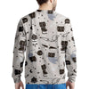 Cute Meow Astronaut Cat Print Men's Sweatshirt-grizzshop