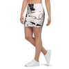 Cute Meow Astronaut Cat Print Mini Skirt-grizzshop