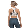 Cute Meow Astronaut Cat Print Sports Bra-grizzshop