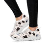 Cute Meow Astronaut Cat Print Women's Sneakers-grizzshop