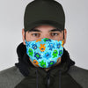 Cute Monster Print Pattern Face Mask-grizzshop