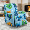 Cute Monster Print Pattern Recliner Cover-grizzshop