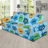 Cute Monster Print Pattern Sofa Covers-grizzshop