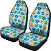 Cute Monster Print Pattern Universal Fit Car Seat Cover-grizzshop