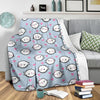 Cute Narwhal Pattern Print Blanket-grizzshop