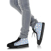 Cute Narwhal Pattern Print Men Women's High Top Shoes-grizzshop