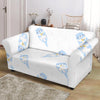 Cute Otter Pattern Print Loveseat Cover-grizzshop