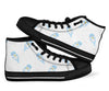 Cute Otter Pattern Print Men Women's High Top Shoes-grizzshop