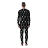 Cute Pineapple Black Print Pattern Men's Pajamas-grizzshop