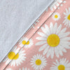 Cute Pink Daisy Pattern Print Blanket-grizzshop