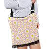 Cute Pink Daisy Pattern Print Crossbody Bags-grizzshop