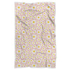 Cute Pink Daisy Pattern Print Throw Blanket-grizzshop