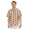 Cute Poop Print Pattern Men's Short Sleeve Shirts-grizzshop